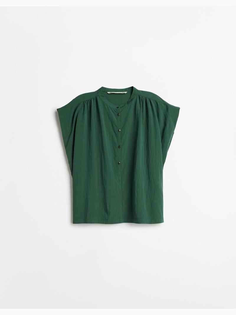 Blouse met Lyocell, MO Fashion Groen - Kiabi