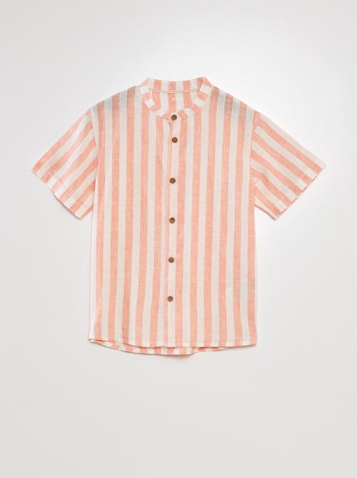 Blouse met maokraag - Kiabi
