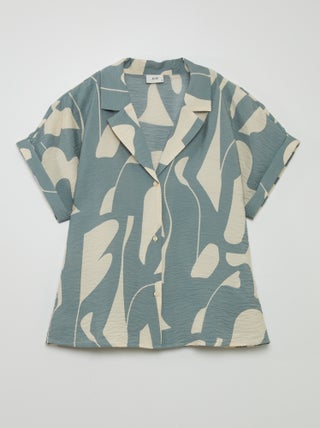 Blouse met pyjamakraag 'JDY'