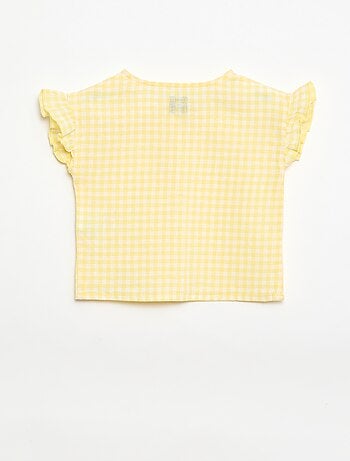 Blouse met 'vogel'-print