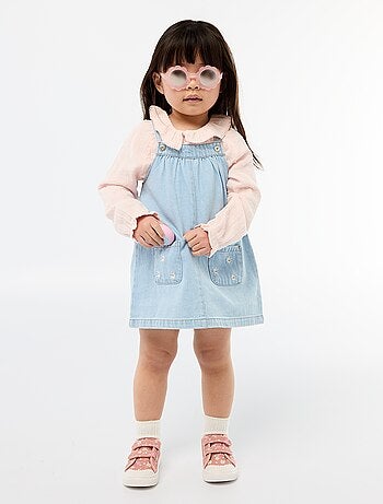 Blouse plumetis en gaze de coton