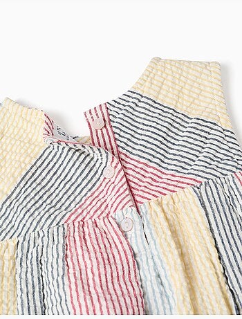 Blouse sans manches en coton à rayures you&me