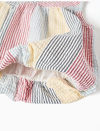Blouse sans manches en coton à rayures you&me