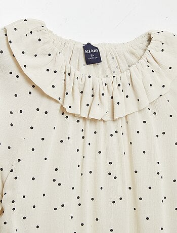 Blouse van crêpetricot - gemakkelijk aan te trekken collectie