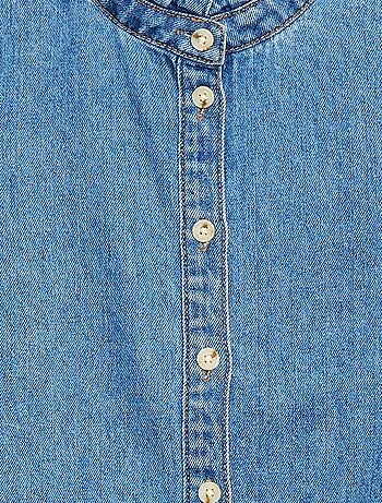 Blouse van denim