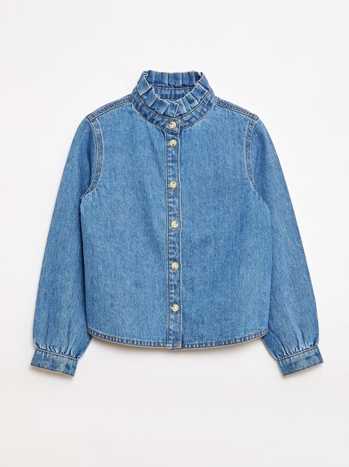 Blouse van denim - Kiabi