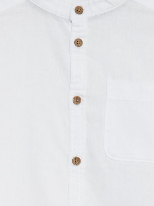 Blouse van gemengd linnen - Kiabi