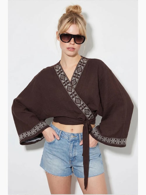 Blouse van katoen lucci - Kiabi