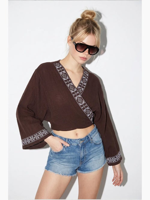Blouse van katoen lucci - Kiabi