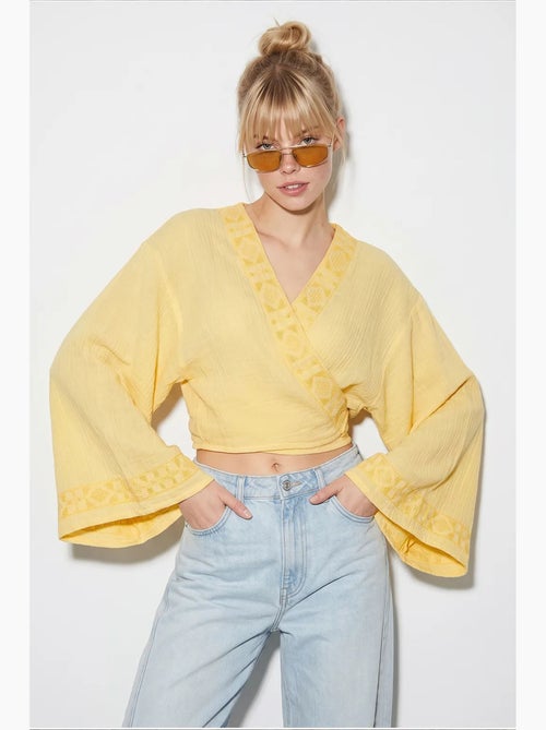 Blouse van katoen lucci - Kiabi