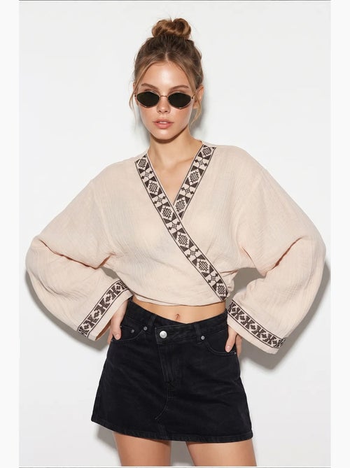 Blouse van katoen lucci - Kiabi