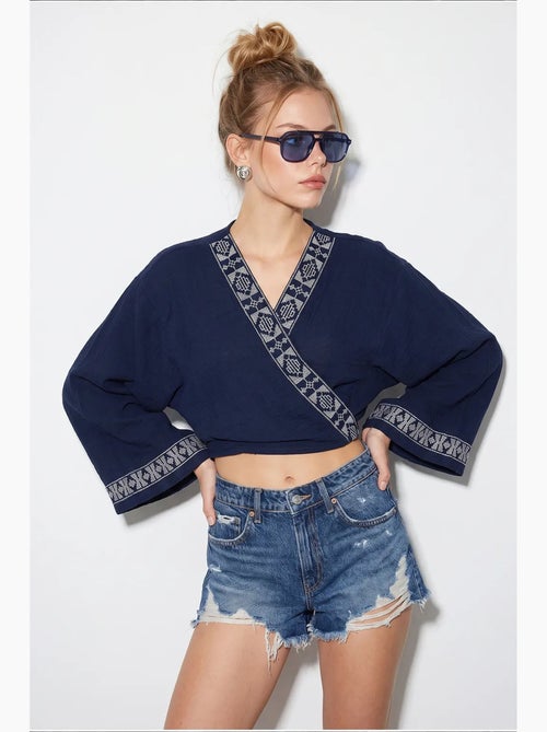Blouse van katoen lucci - Kiabi
