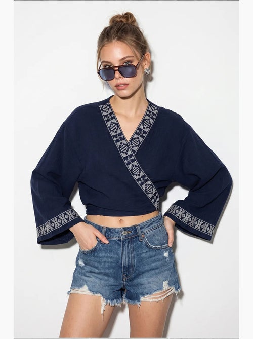 Blouse van katoen lucci - Kiabi