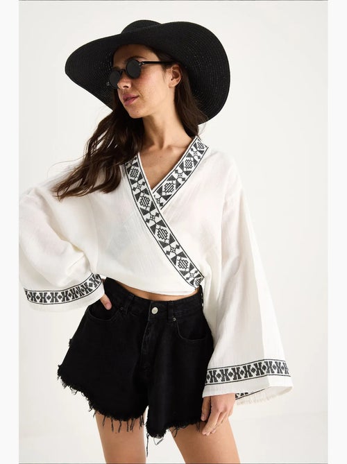 Blouse van katoen lucci - Kiabi