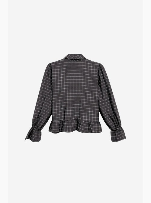 Blouse van katoen mixray - Kiabi