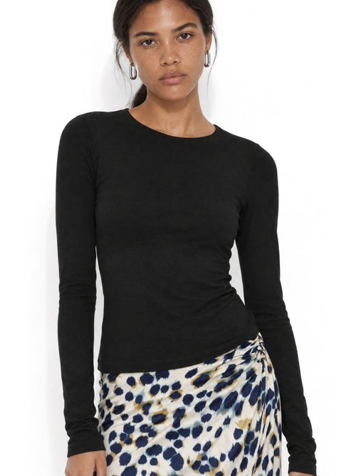 Blouse van katoenmix busem - Kiabi Blouse van katoenmix busem - Kiabi