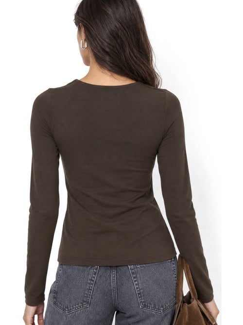 Blouse van katoenmix busem - Kiabi Blouse van katoenmix busem - Kiabi