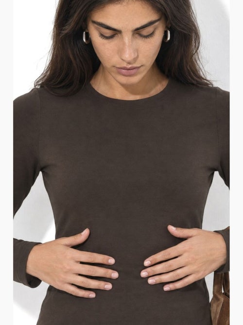 Blouse van katoenmix busem - Kiabi Blouse van katoenmix busem - Kiabi
