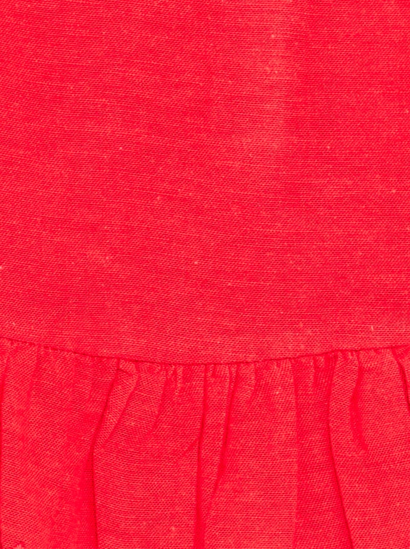 Blouse van katoenvoile Rood - Kiabi