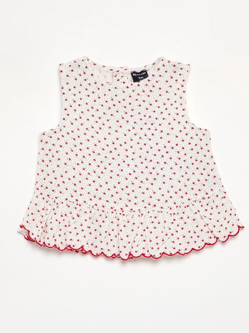 Blouse van katoenvoile - Kiabi Blouse van katoenvoile - Kiabi