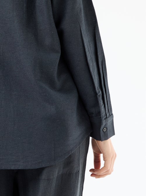 Blouse van linnenmix - Kiabi Blouse van linnenmix - Kiabi