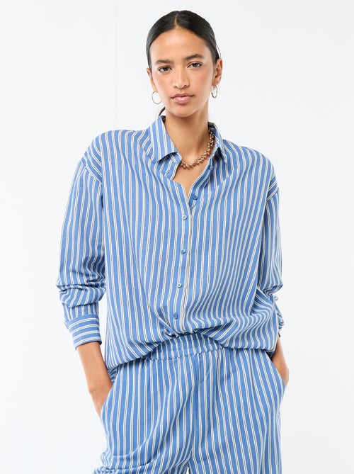 Blouse van linnenmix - Kiabi Blouse van linnenmix - Kiabi