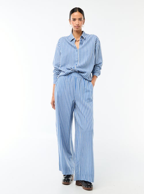 Blouse van linnenmix - Kiabi Blouse van linnenmix - Kiabi