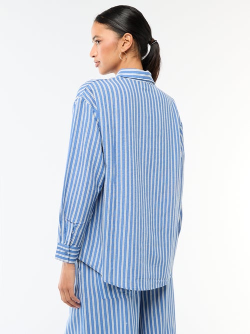 Blouse van linnenmix - Kiabi Blouse van linnenmix - Kiabi