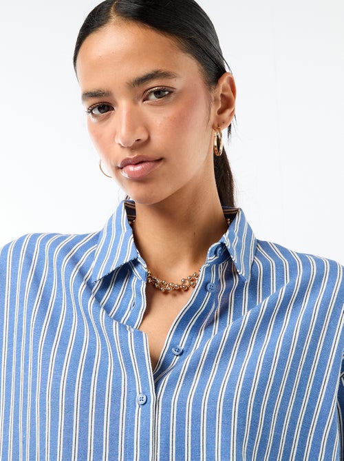 Blouse van linnenmix - Kiabi Blouse van linnenmix - Kiabi