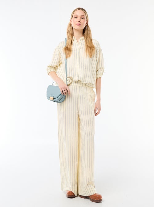 Blouse van linnenmix - Kiabi Blouse van linnenmix - Kiabi