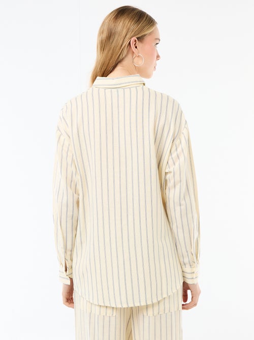 Blouse van linnenmix - Kiabi Blouse van linnenmix - Kiabi