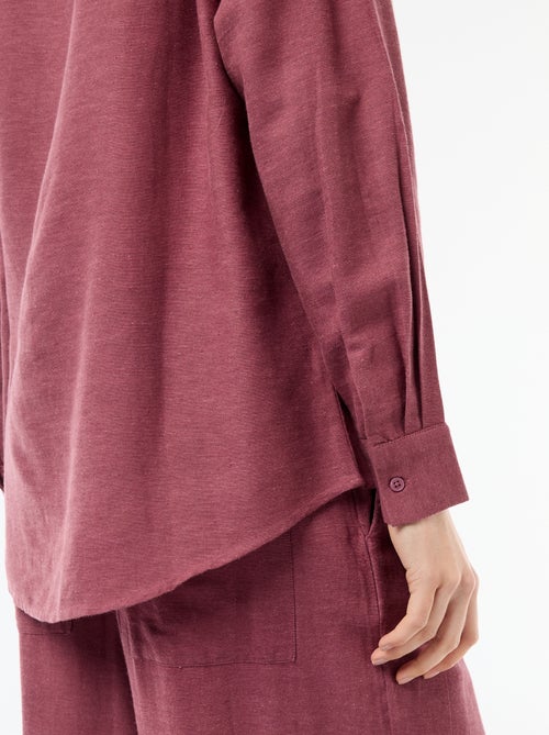 Blouse van linnenmix - Kiabi Blouse van linnenmix - Kiabi