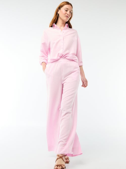 Blouse van linnenmix - Kiabi Blouse van linnenmix - Kiabi