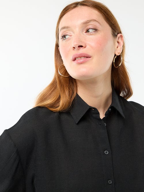 Blouse van linnenmix - Kiabi Blouse van linnenmix - Kiabi