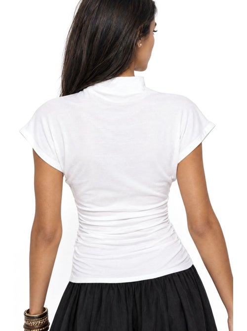Blouse van modal en elastaan busem - Kiabi