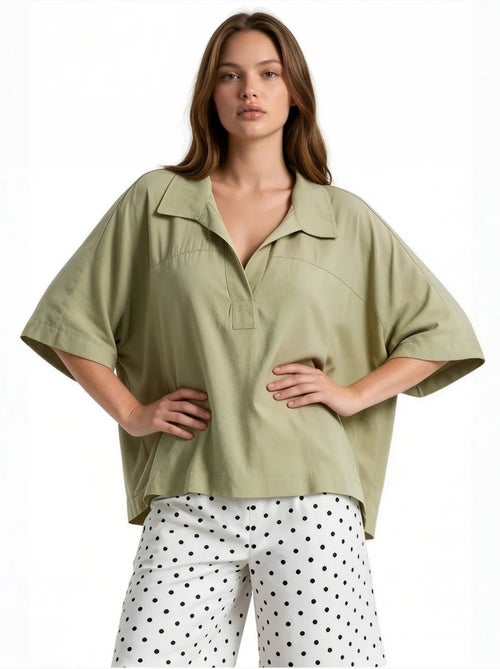 Blouse van modalmix busem - Kiabi