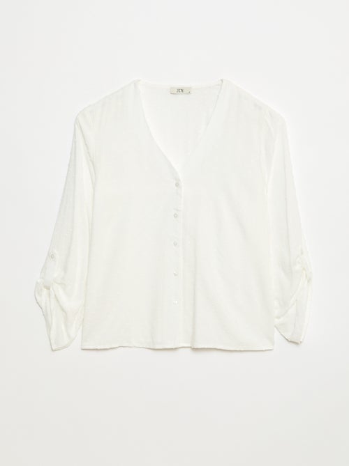 Blouse van plumetis 'JDY' - Kiabi