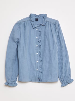 Blouse van zachte, luchtige katoen