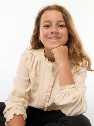 Blouse van zachte, luchtige katoen