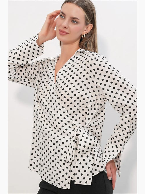 Blouse viscose nylon bdart - Kiabi Blouse viscose nylon bdart - Kiabi