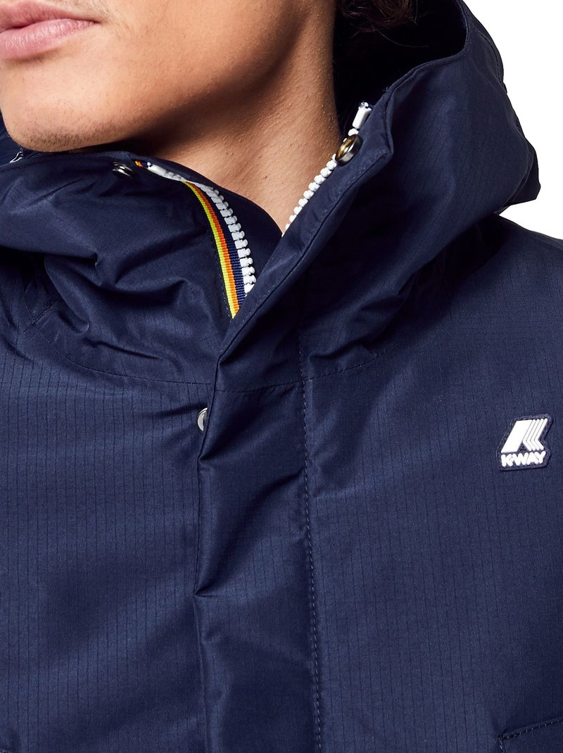Blouson à capuche - K-Way Bleu foncé - Kiabi