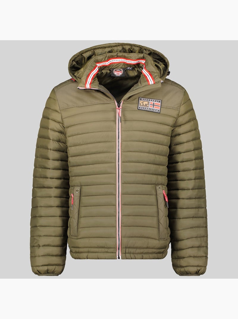 Blouson à capuche adalmo – geographical norway Kaki - Kiabi