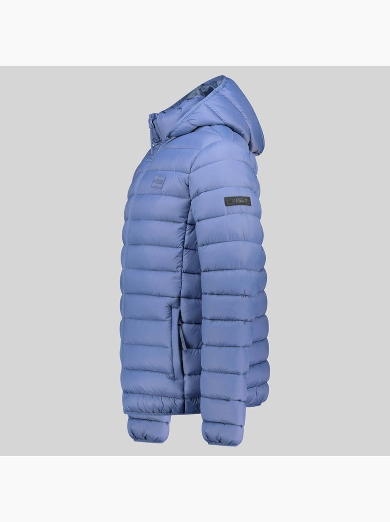Blouson à capuche amichoko hood – geographical norway Bleu denim - Kiabi