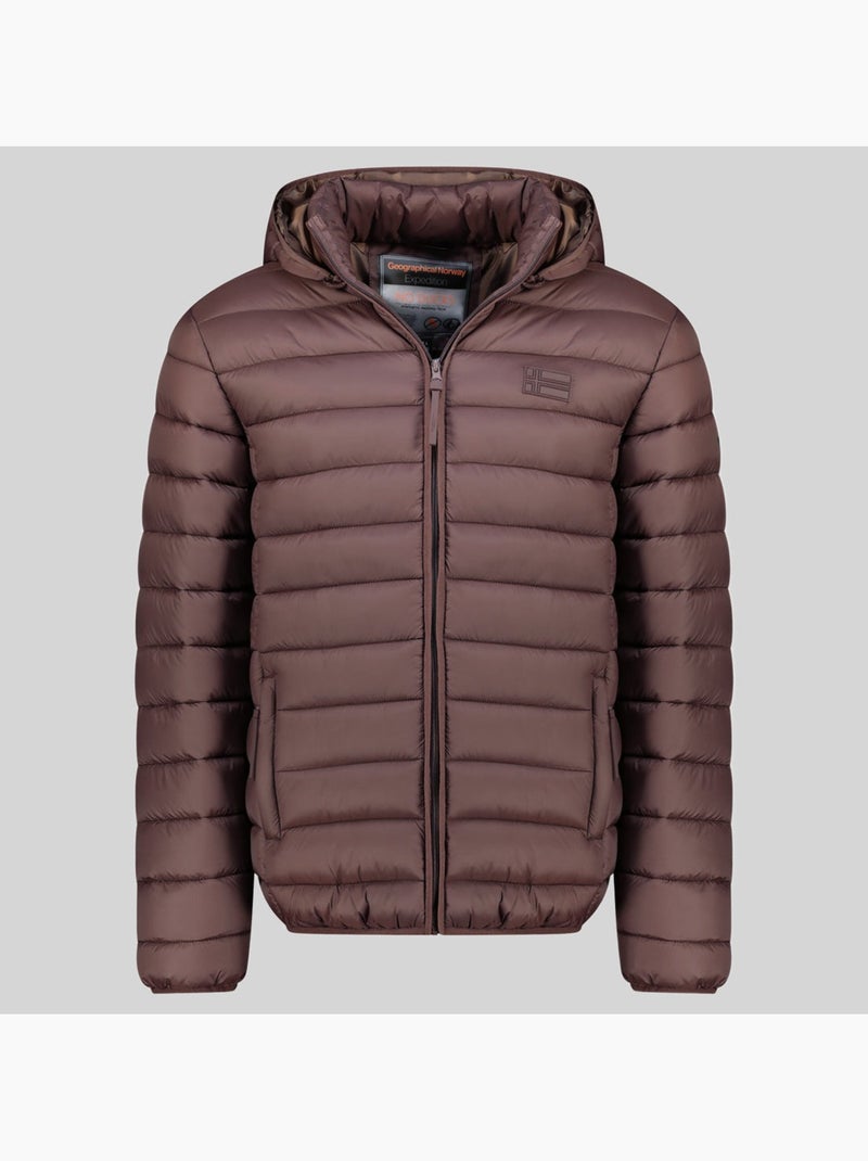 Blouson à capuche amichoko hood – geographical norway Marron foncé - Kiabi