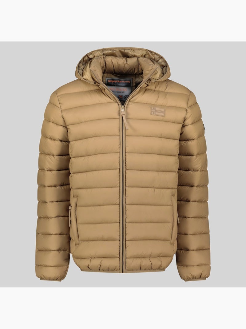 Blouson à capuche amichoko hood – geographical norway Taupe - Kiabi