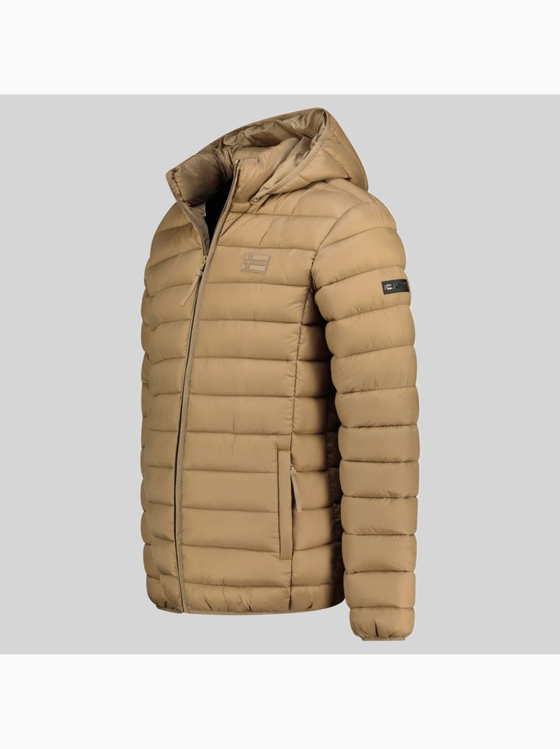 Blouson à capuche amichoko hood – geographical norway Taupe - Kiabi