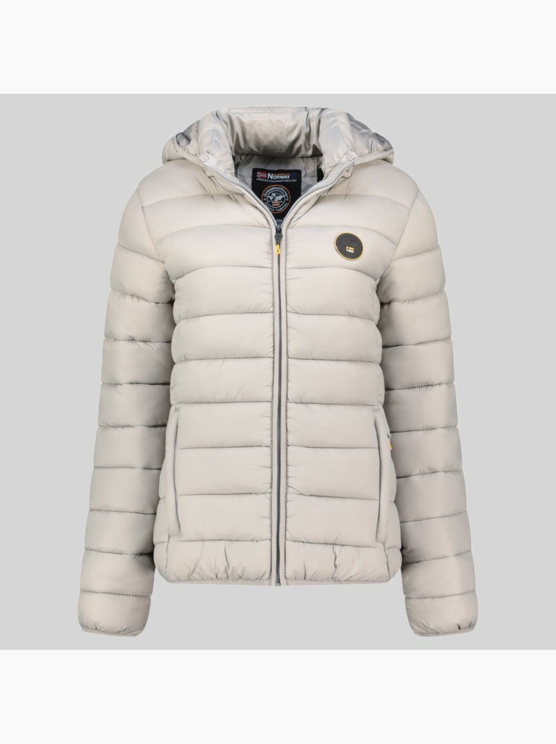 Blouson à capuche atikamap hood – geographical norway Gris clair - Kiabi