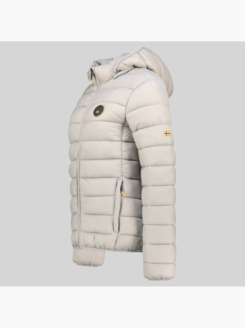 Blouson à capuche atikamap hood – geographical norway Gris clair - Kiabi