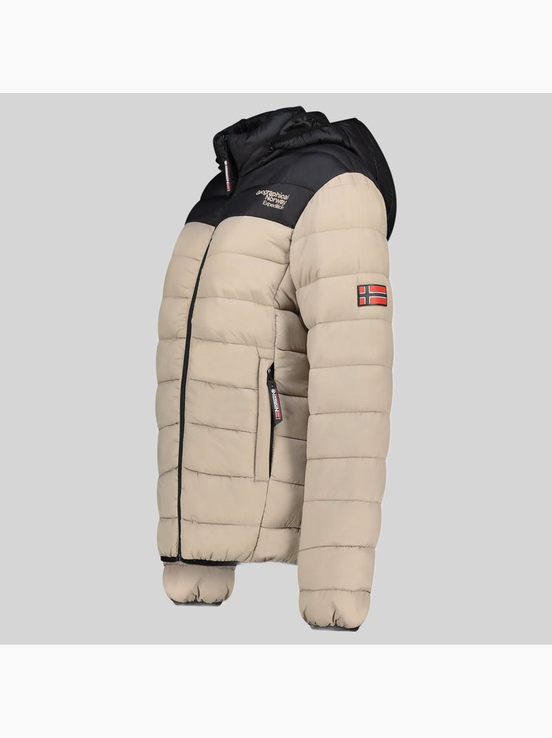 Blouson à capuche atikoclerc hood – geographical norway Beige - Kiabi