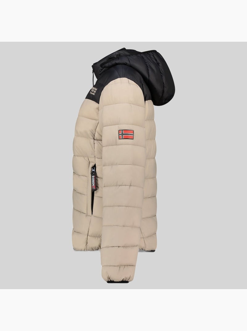 Blouson à capuche atikoclerc hood – geographical norway Beige - Kiabi